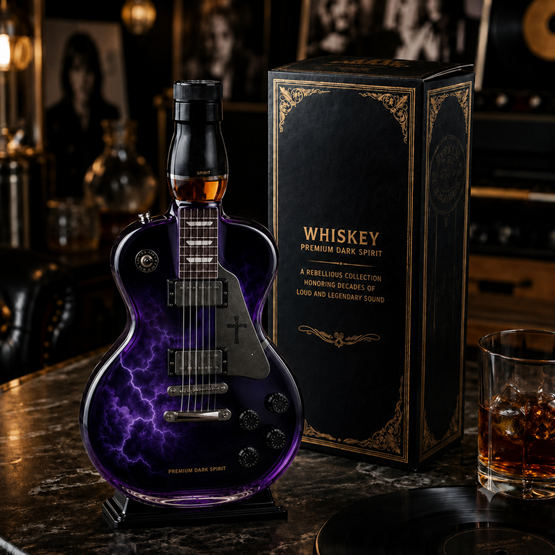 Whiskey Decanter / Heavy Metal Origin Guitar