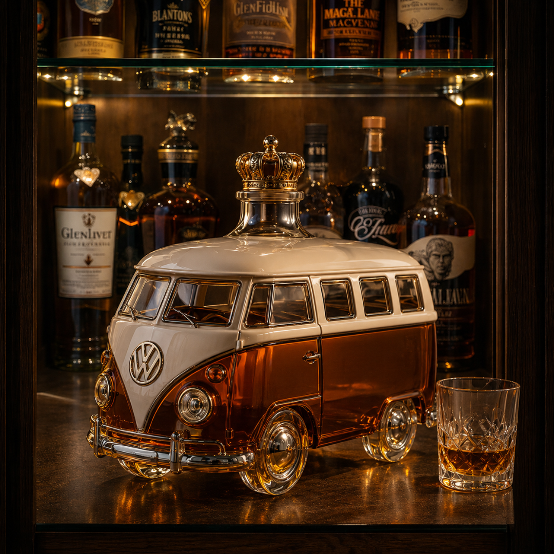 Whiskey Bottle - Mini Van Edition