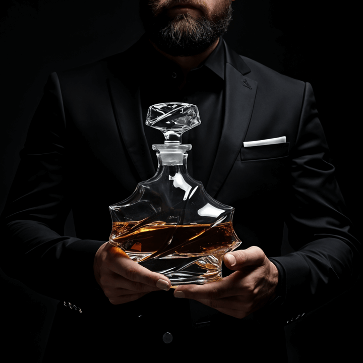 Storm Japanese Crystal Whisky Decanter