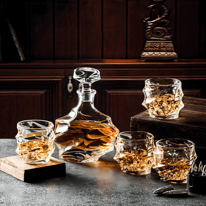 Storm Japanese Crystal Whisky Decanter