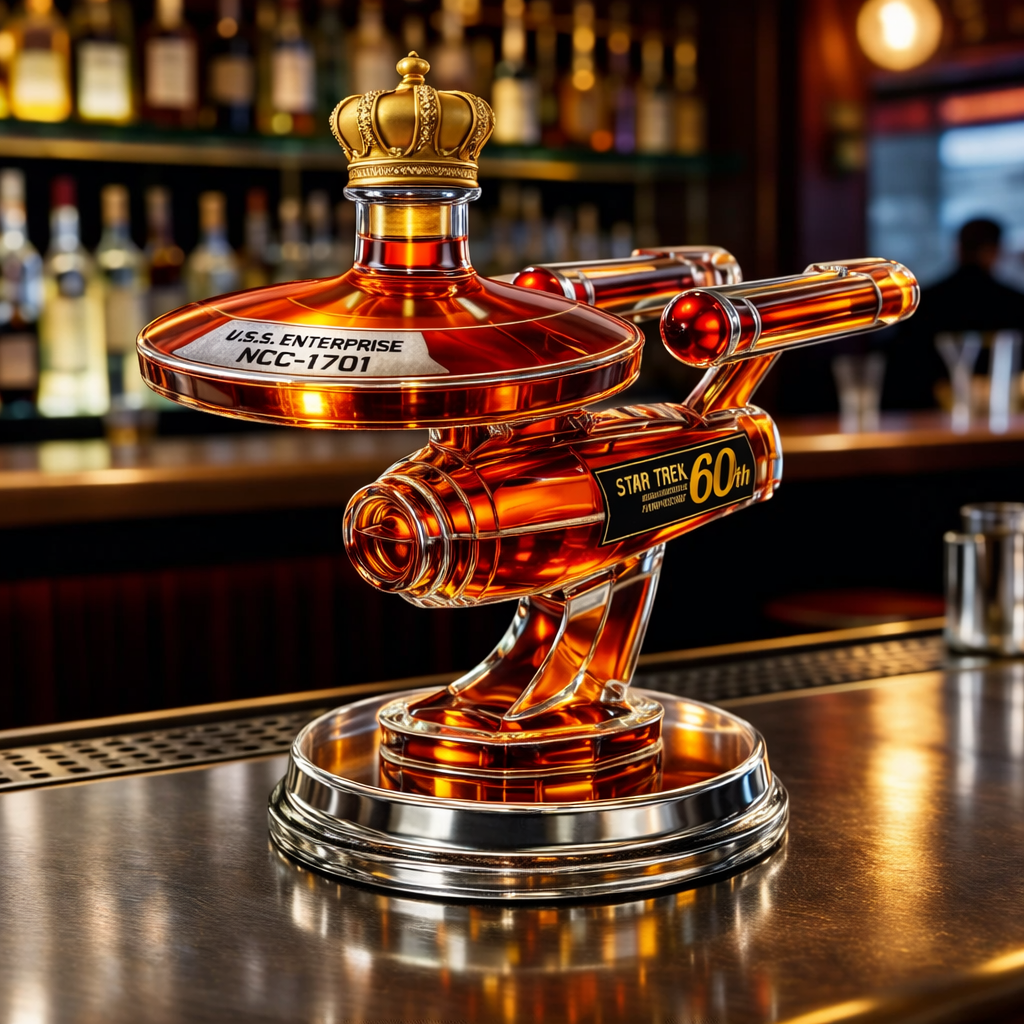 60th Anniversary of the USS Enterprise - Whiskey Decanter