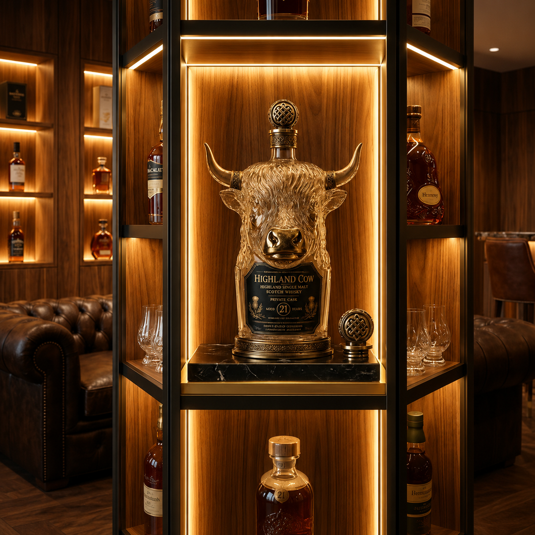 Whiskey Decanter - Highland Cow