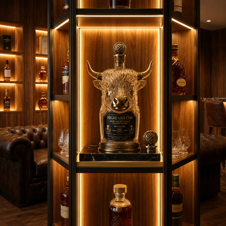 Whiskey Decanter - Highland Cow